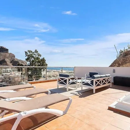 Rivera Del Puerto Luxury Penthouse With Great Terrace And Sea View Apartment Puerto De Mogan